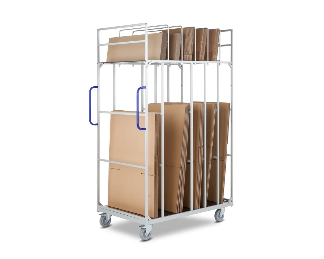 Card Board Packaging Trolley