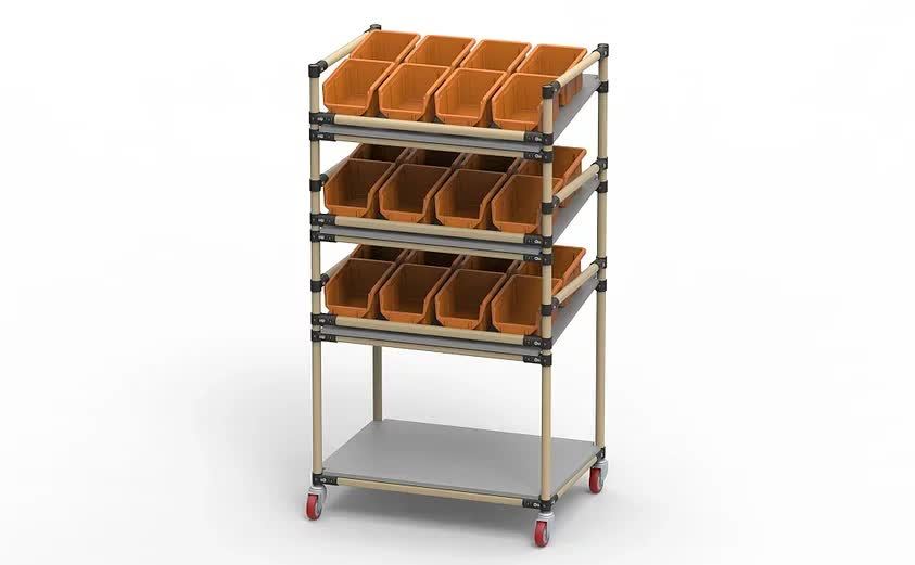 Pipe and Joint Kitting Trolley